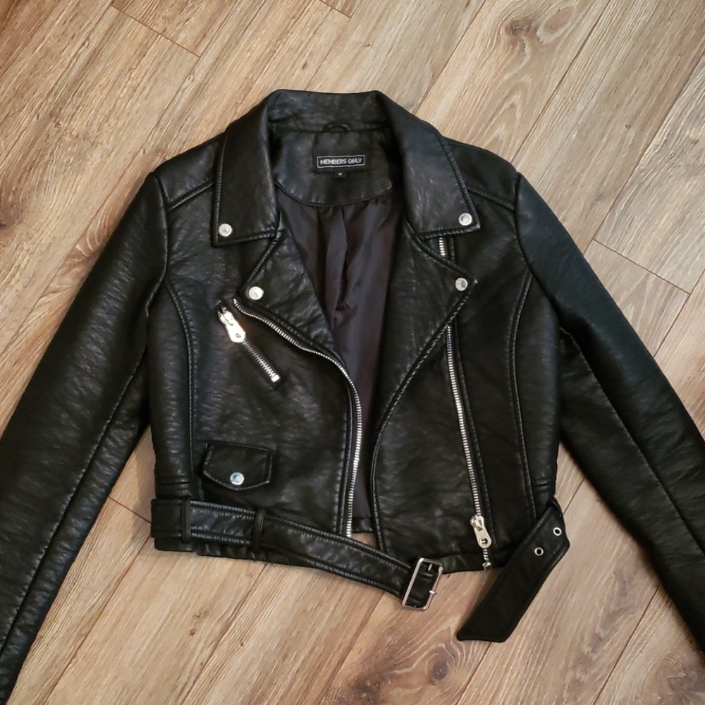 Members only leather jacket